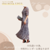 パワーショルダーレースロングドレス【ピンク】 - 画像 (5)